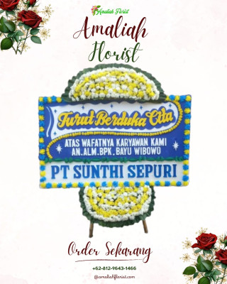 Papan Bunga Duka di Bastiong Karance